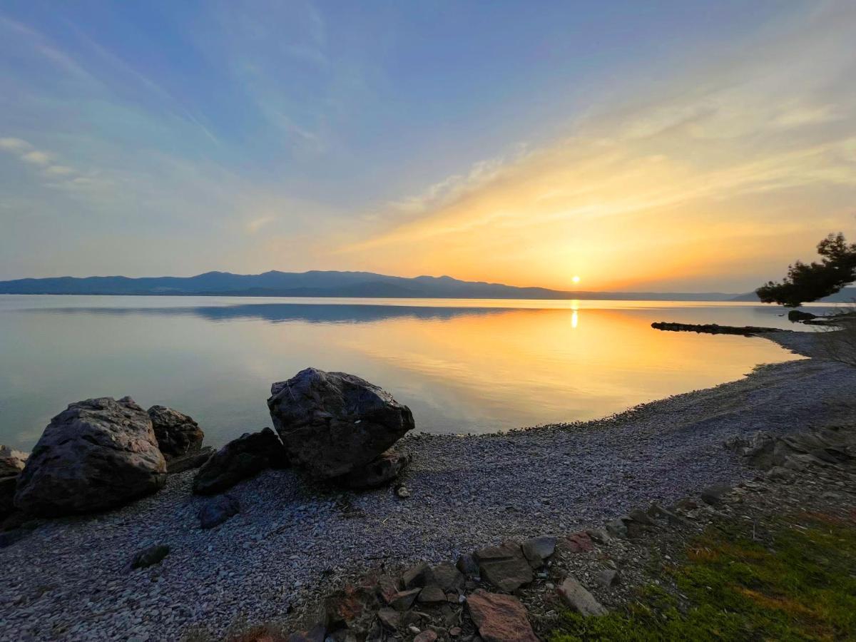 Вилла Seafront Traditional Stone House In Sunset Olive Grove - B Alyfanta Экстерьер фото