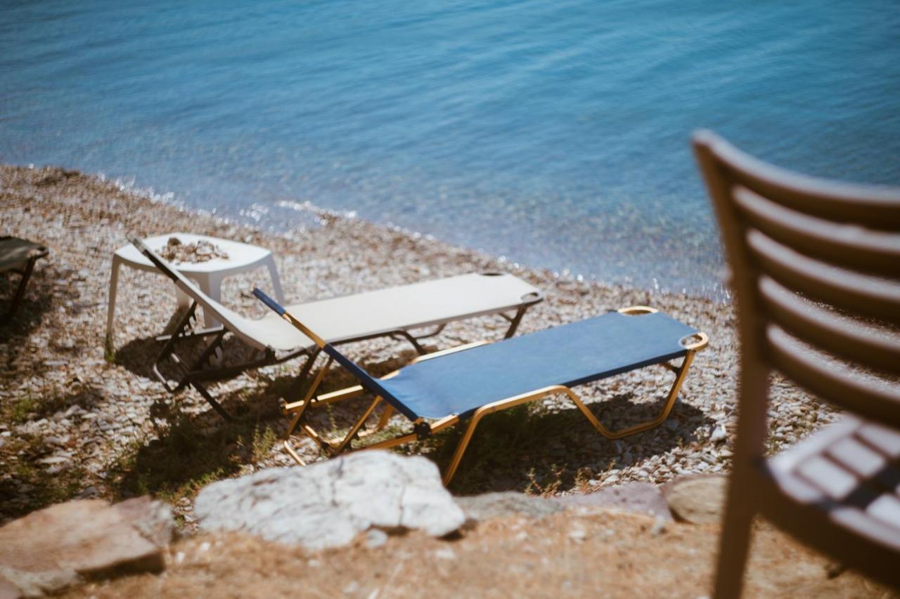 Вилла Seafront Traditional Stone House In Sunset Olive Grove - B Alyfanta Экстерьер фото